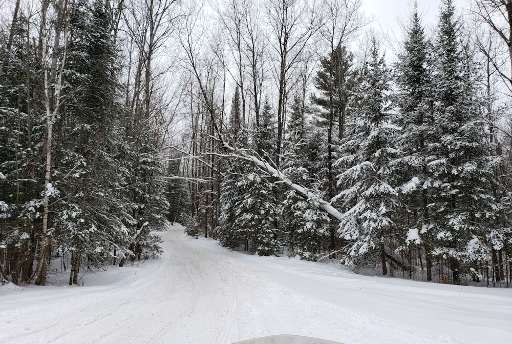 Snowmobile Trail 18 in Sawyer County